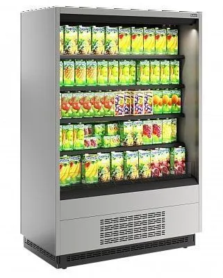 Горка холодильная Carboma FС20-07 VM 1,0-2 0030 Cube 2 (версия 2.0) (9006-9005) - 0