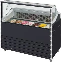 Витрина для мороженого Carboma IC72 SL 1,3-1 Bliss станд. цвета