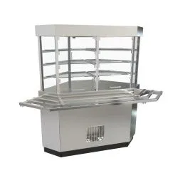 Прилавок-витрина холодильный Abat ПВВ(Н)-70Е-90-С