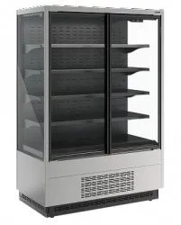 Горка холодильная Carboma FС20-07 VV 1,0-1 Standard Cube 2 фронт X1 (версия 2.0) (9006-9005)