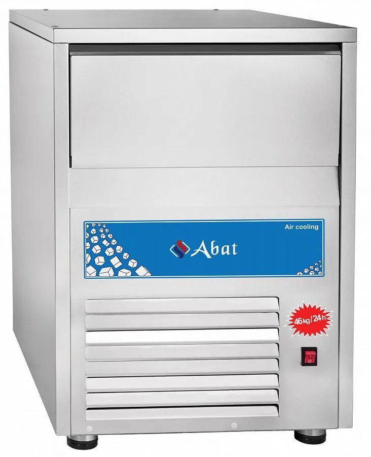 Льдогенератор Abat ЛГ-46/15К-02 кубик (воздушное охлаждение) - 0