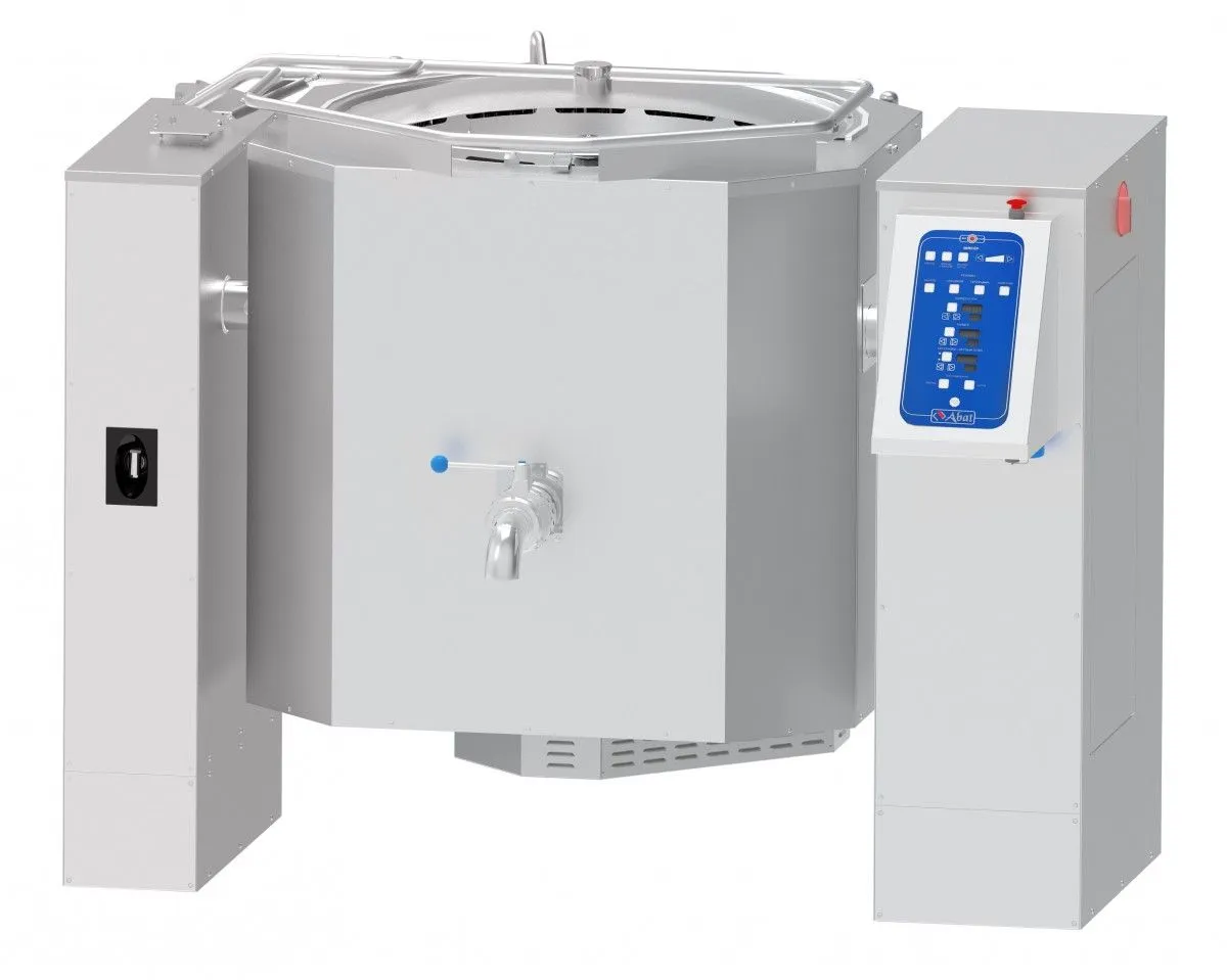 Котел пищеварочный Abat КПЭМ-500-ОМ2 со сливным краном (опрокидывание, перемешивание и охлаждение) - 0