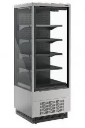 Горка холодильная Carboma FС20-07 VV 0,7-1 Standard Cube 2 фронт X1 (версия 2.0) (9006-9005)