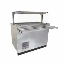 Прилавок-витрина холодильный Abat ПВВ(Н)-70Е-НШ