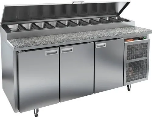 Стол для пиццы Hicold PZ2-111GN (1/6) камень - 0