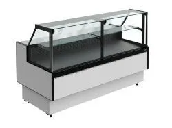 Витрина холодильная Carboma GC85 VV 1,8-1 Praia 2 с боковинами (9006-9005)