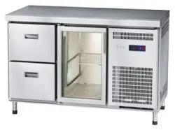 Стол холодильный среднетемпературный Abat СХС-70-01 без борта (дверь-стекло, ящики 1/2)