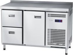 Стол холодильный низкотемпературный Abat СХН-60-01 с бортом (дверь, ящики 1/2)