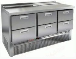 Стол для салатов Hicold SLE2-222GN (1/6) с крышкой